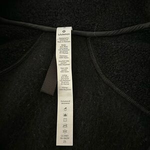Lululemon black fleece